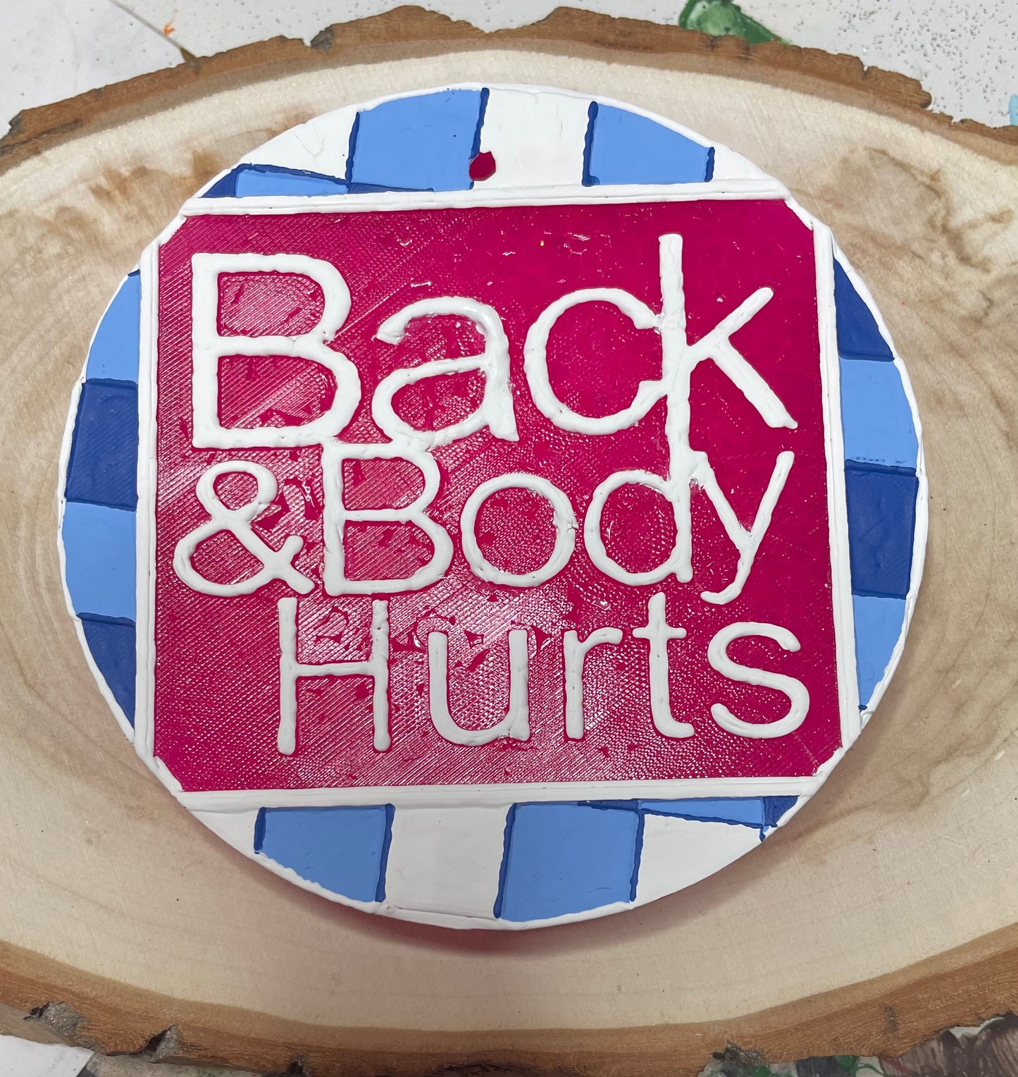 Back and Body Hurts Mold for Freshies, Soap, Ice, Resin, etc.
