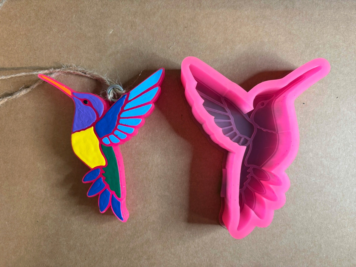 Hummingbird Mold for Freshies, Soap, Ice, Resin, etc.