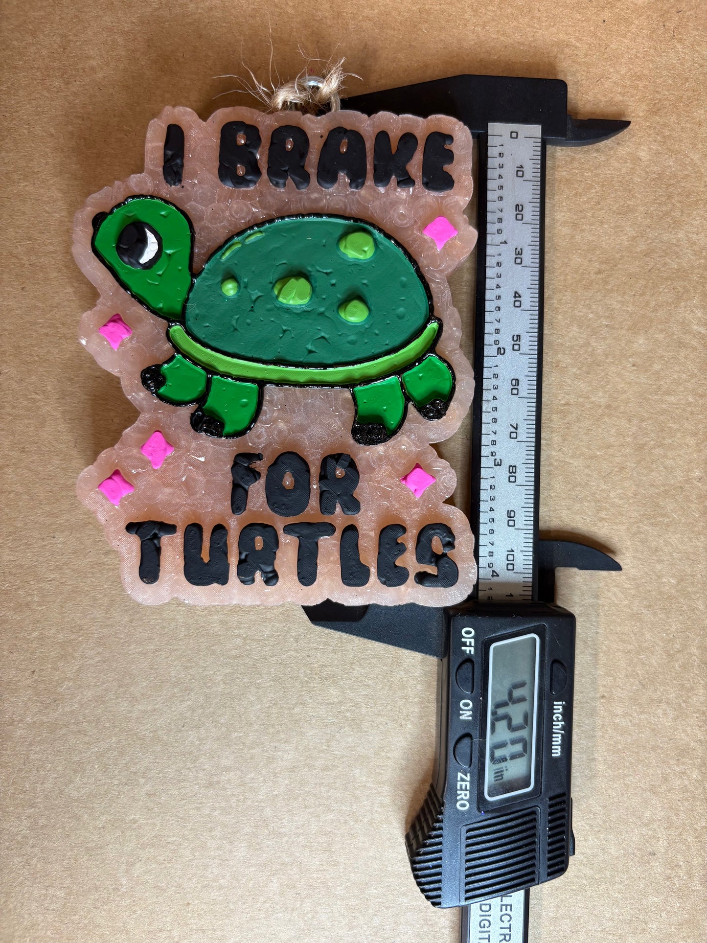 I Brake for Turtles Mold for Freshies, Soap, Ice, Resin, etc.