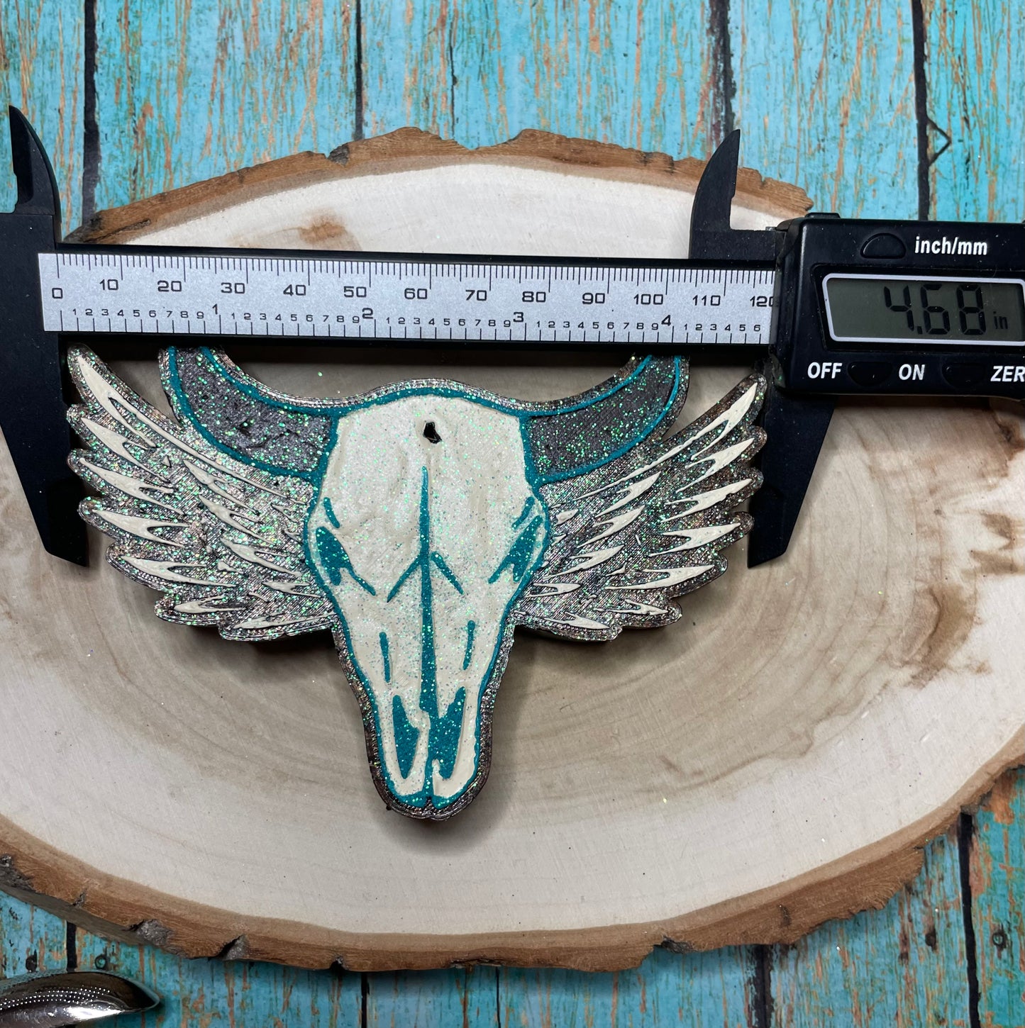 Bull Skull with Wings for Freshies, Soap, Ice, Resin, etc.