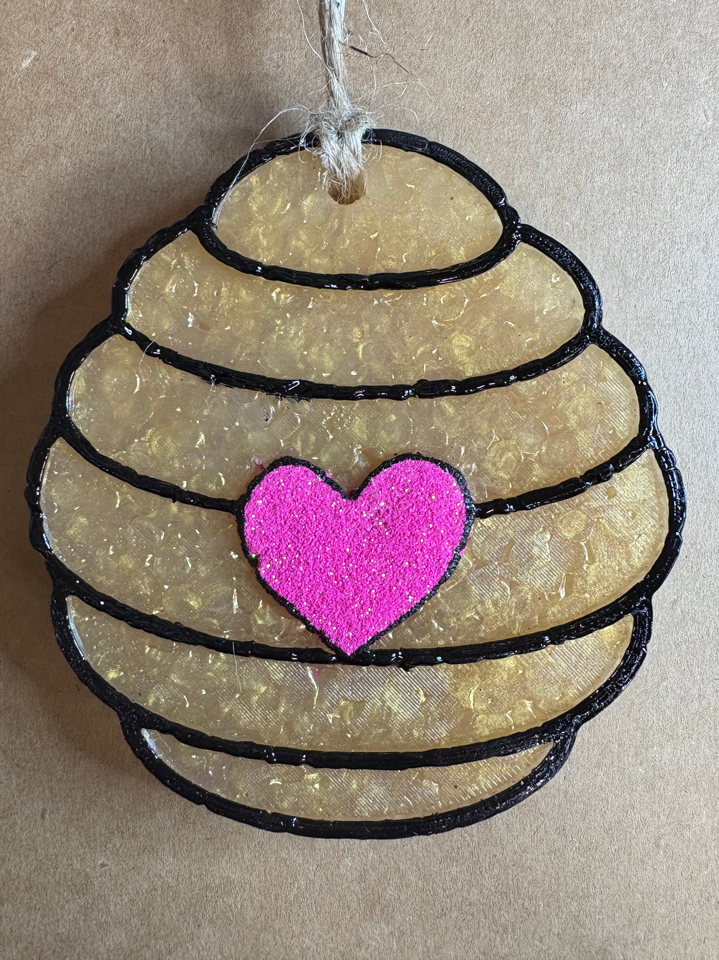 Beehive with Heart Mold for Freshies, Soap, Ice, Resin, etc.