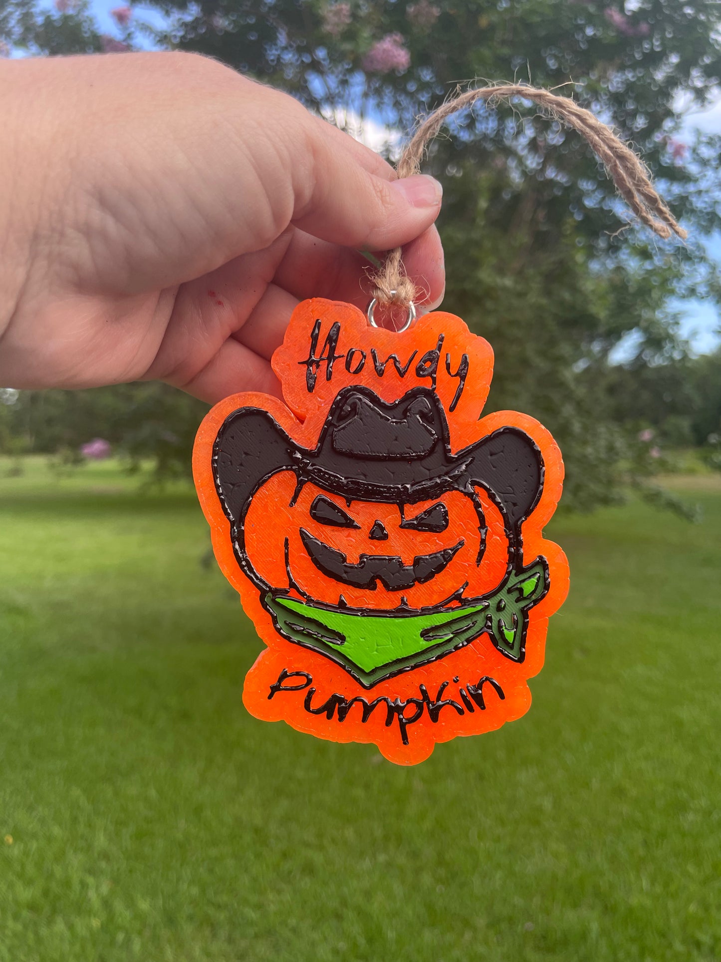 Howdy Pumpkin in Cowboy Hat Mold for Freshies, Soap, Ice, Resin, etc.
