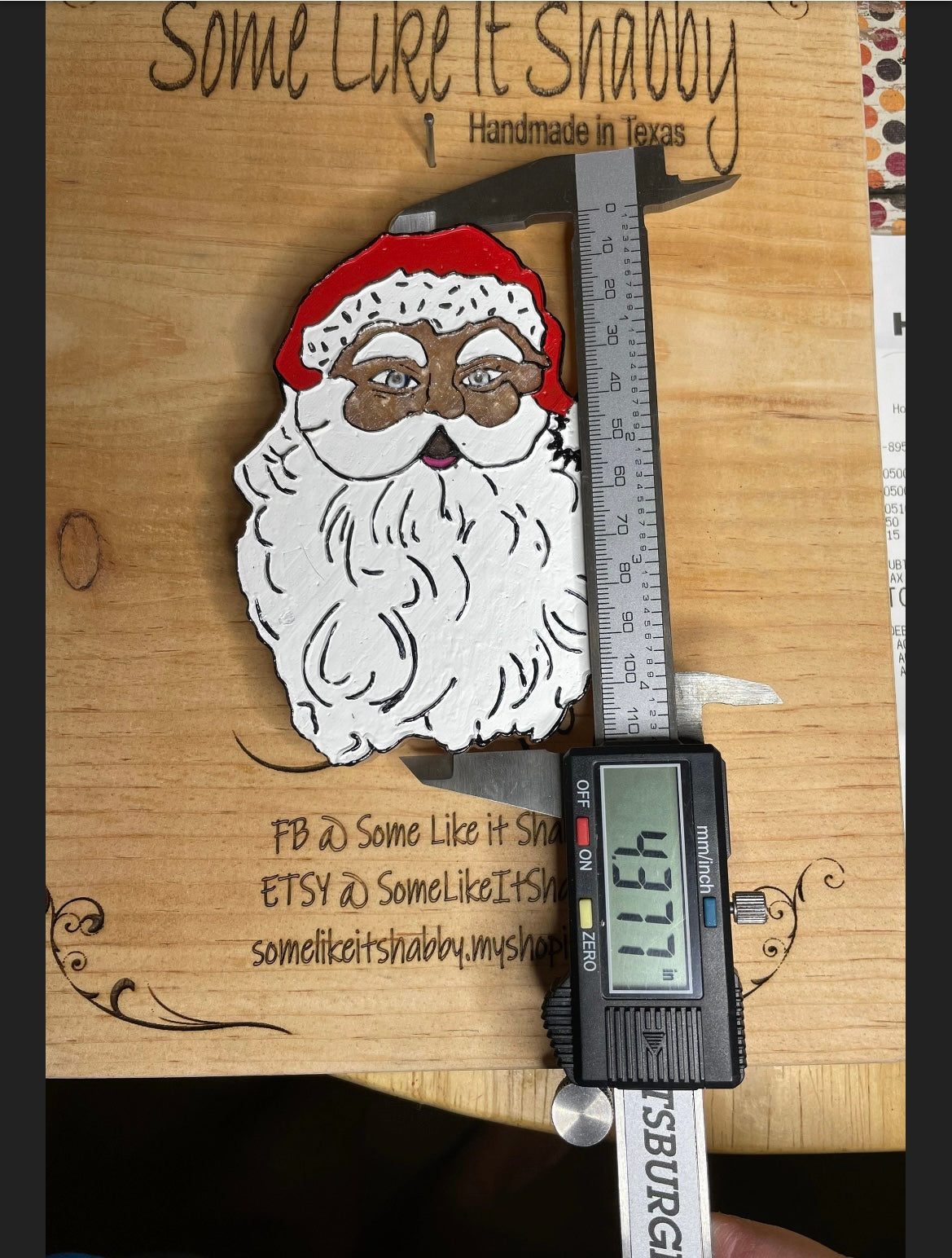 Vintage Santa Mold for Freshies, Soap, Ice, Resin, etc.