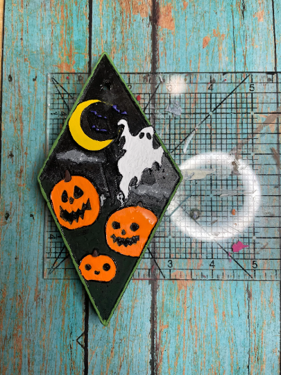 Diamond Halloween Scene Mold for Freshies, Soap, Ice, Resin, etc.