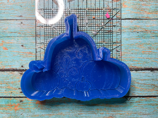 Leather Tooled Pumpkin Grouping Mold for Freshies, Soap, Ice, Resin, etc.