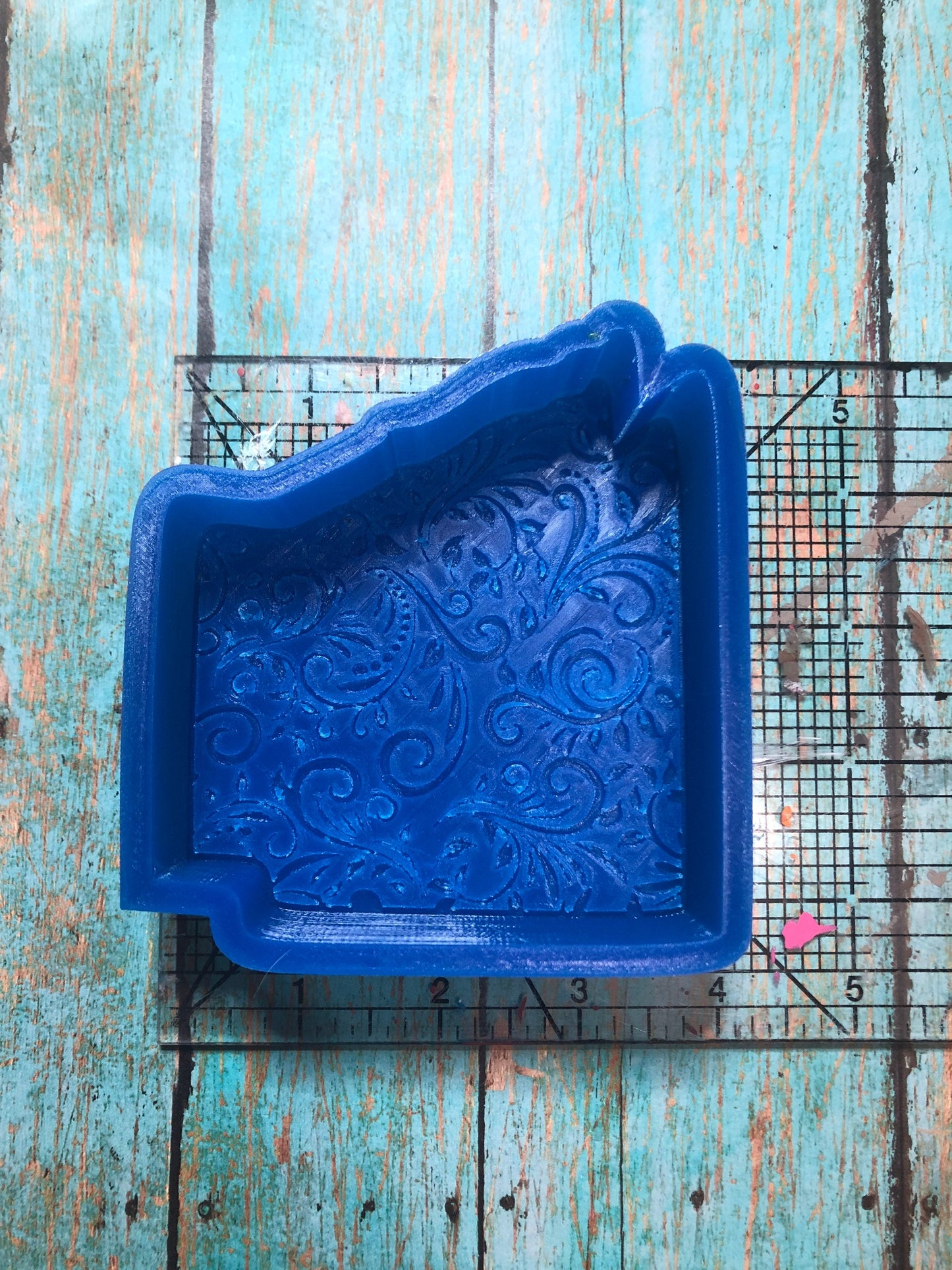 Arkansas with Leather Tooling Mold for Freshies, Soap, Ice, Resin, etc.