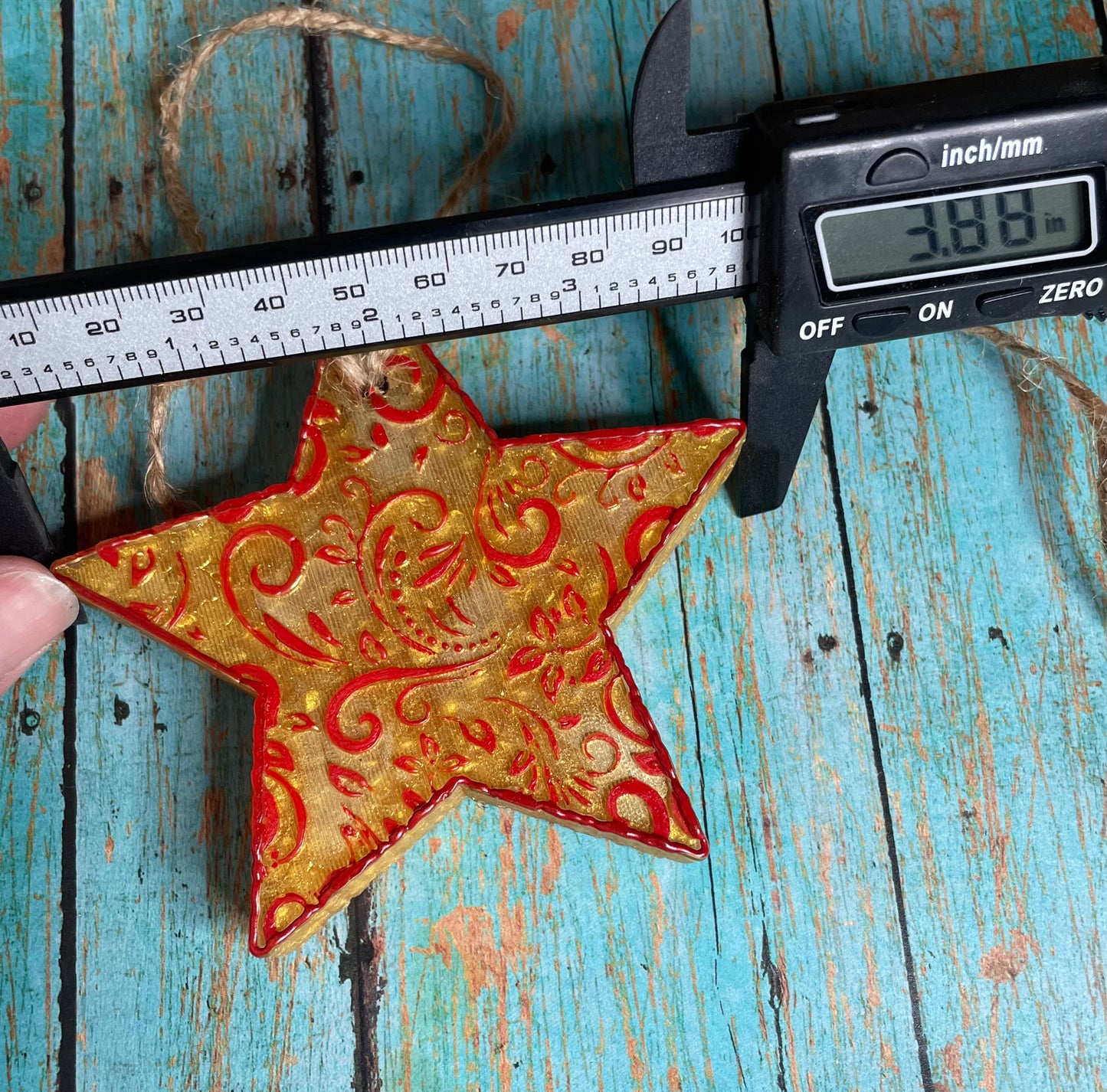 Leather Tooled Star Mold for Freshies, Soap, Ice, Resin, etc.