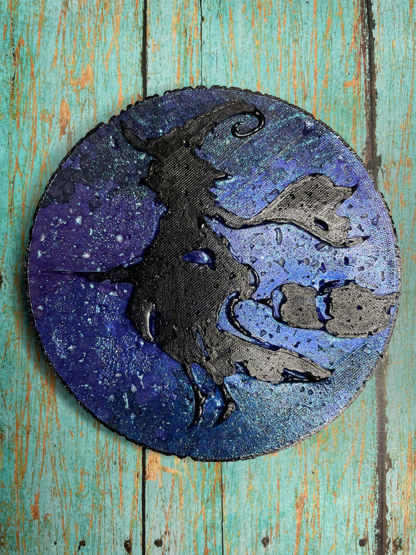 Flying Witch Mold for Freshies, Soap, Ice, Resin, etc.