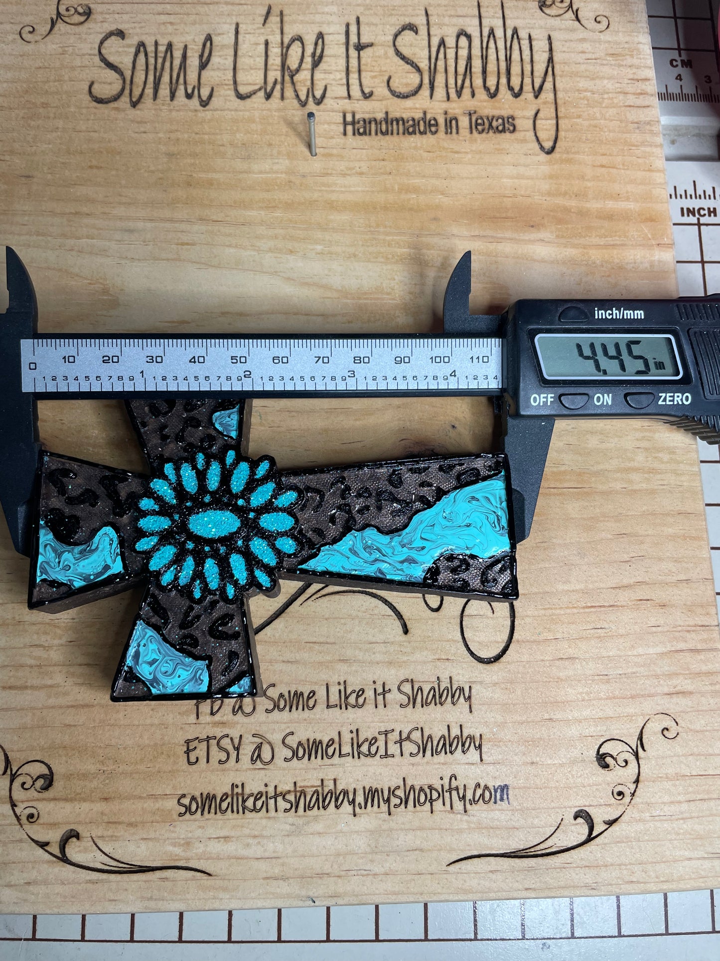 Squash Blossom and Leopard Cross Mold for Freshies, Soap, Ice, Resin, etc.