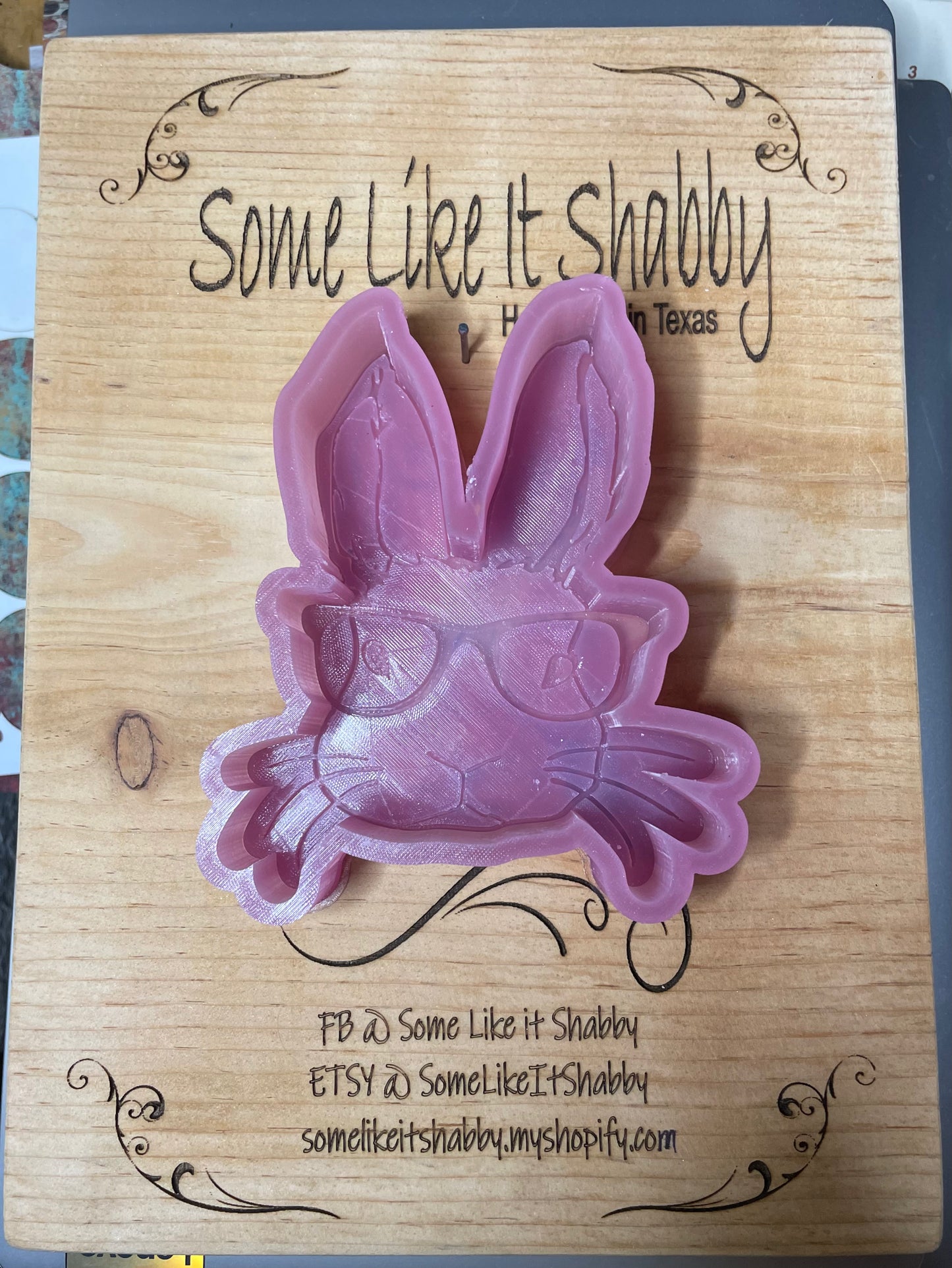 Smart Bunny Mold for Freshies, Soap, Ice, Resin, etc.