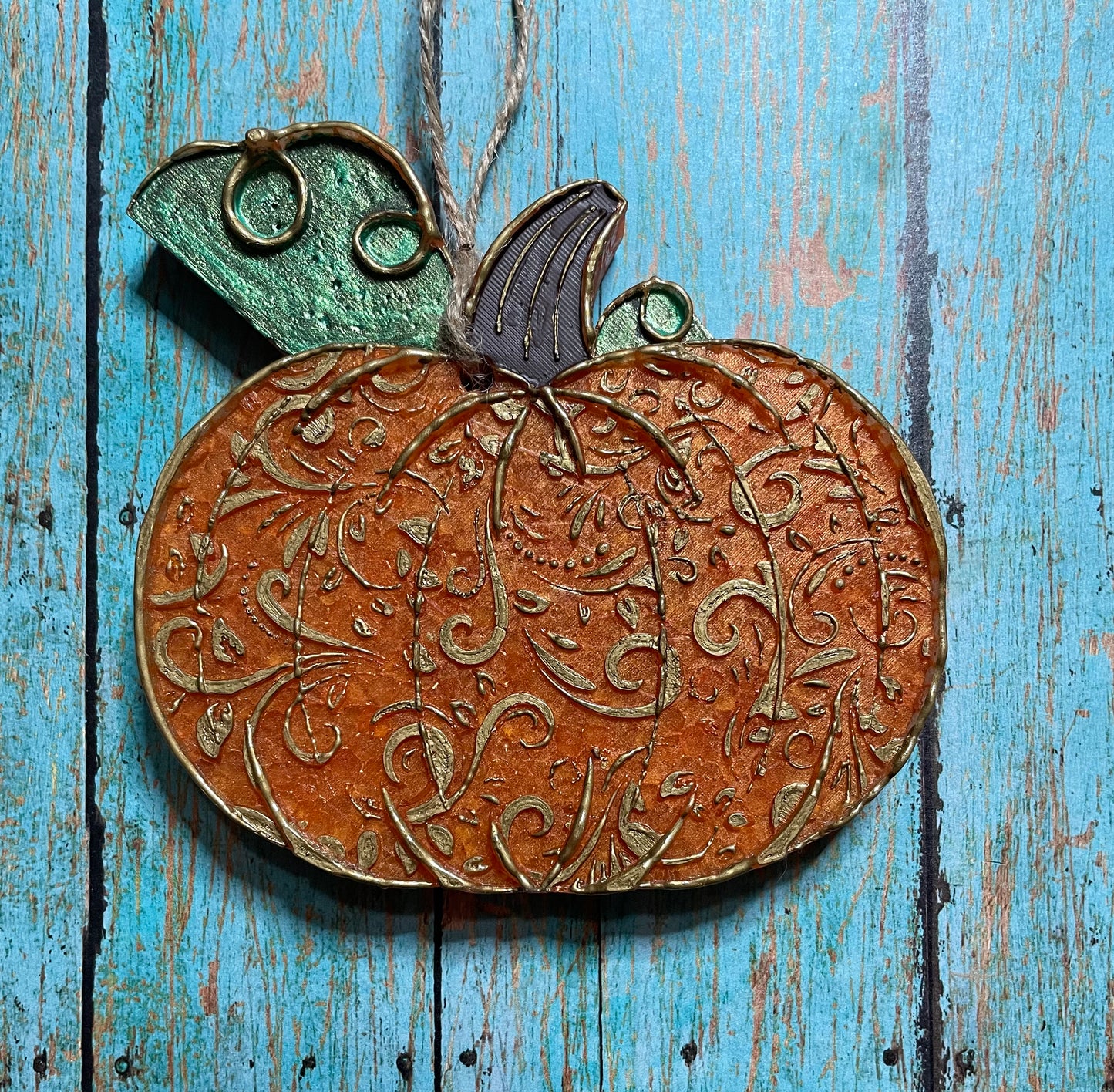 Leather Tooled Pumpkin Mold for Freshies, Soap, Ice, Resin, etc.