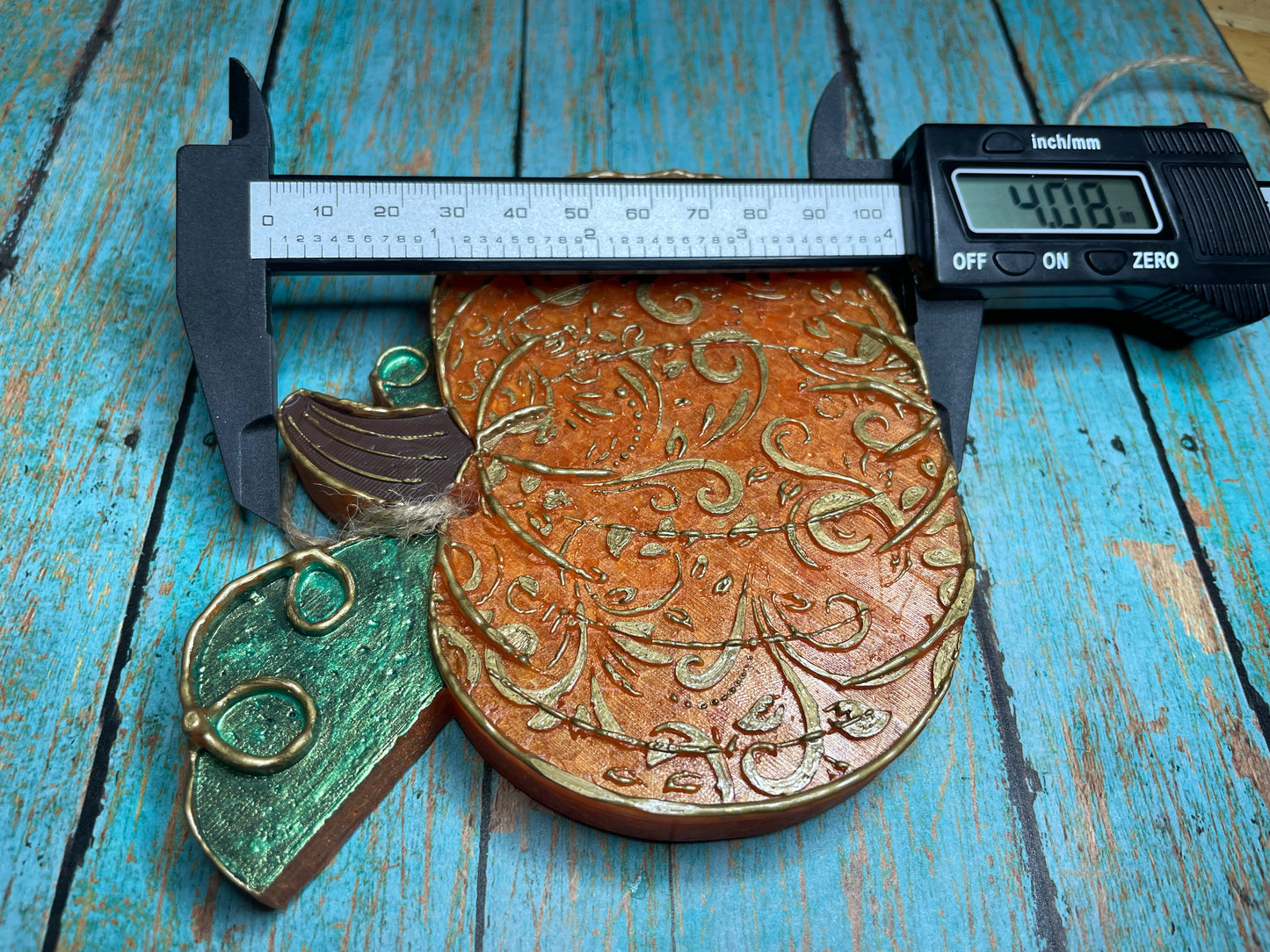 Leather Tooled Pumpkin Mold for Freshies, Soap, Ice, Resin, etc.