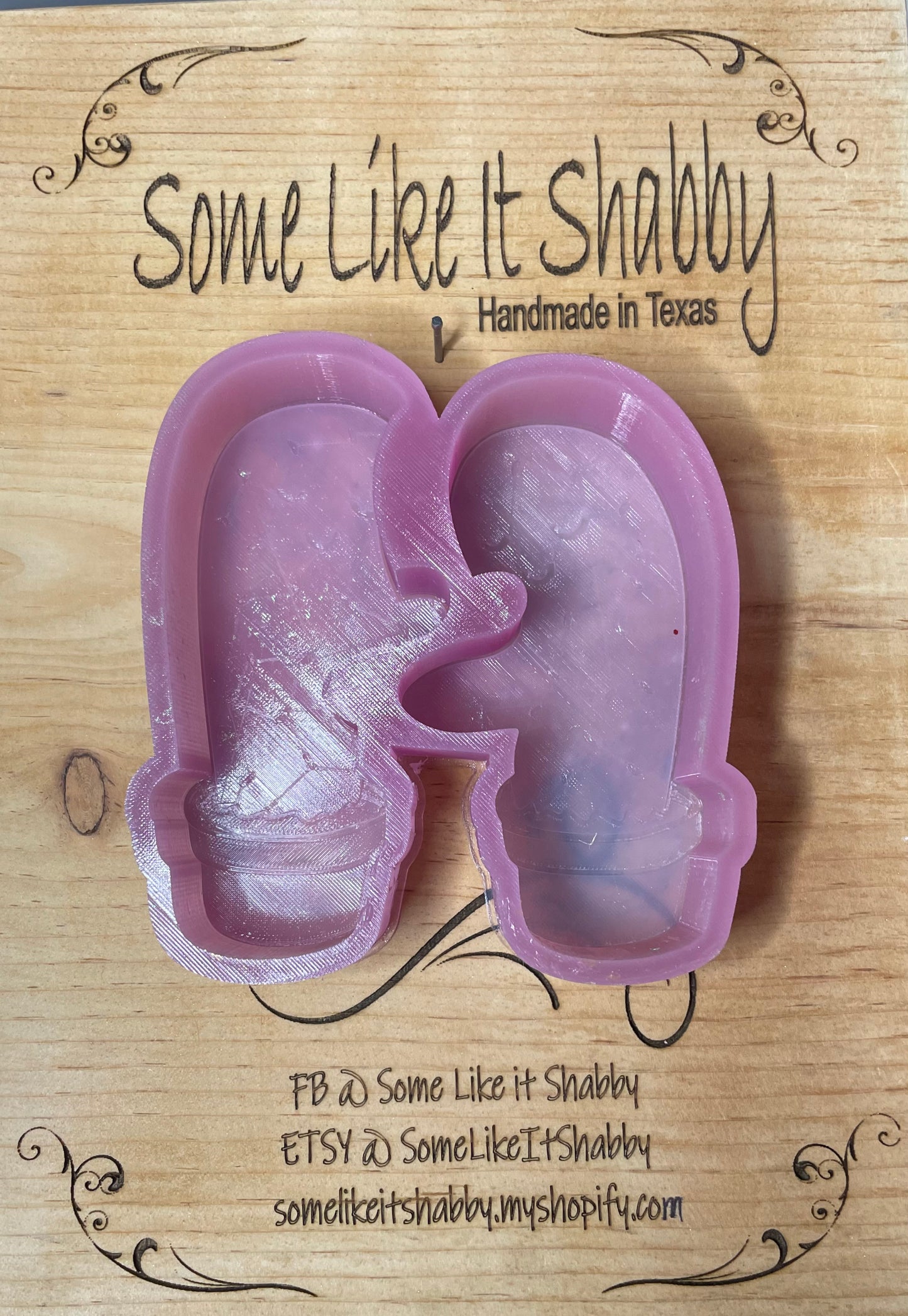 Cactus Love 2 Part Mold for Freshies, Soap, Ice, Resin, etc.
