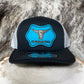 P3 Custom Hats Hair on Hide Longhorn Leather Patch Hat