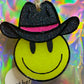 Smiley in Cowboy Hat Mold for Freshies, Soap, Ice, Resin, etc.