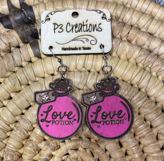 Love Potion Dangle Earrings