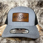 Only Dads Leather Patch Trucker Hat