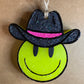 Smiley in Cowboy Hat Mold for Freshies, Soap, Ice, Resin, etc.