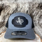 P3 Custom Hats Hair on Hide Texas Leather Patch Hat