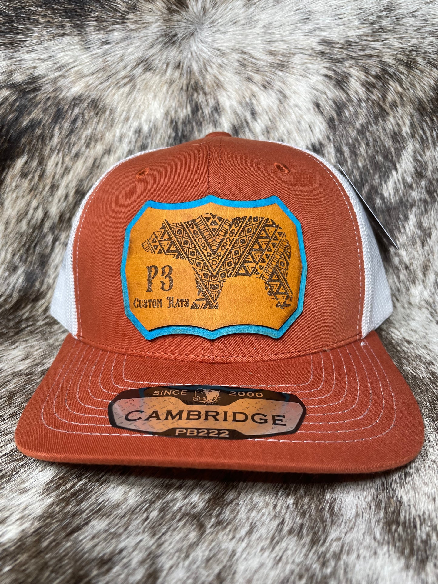 Wholesale Custom Hat with 1 Leather Patch