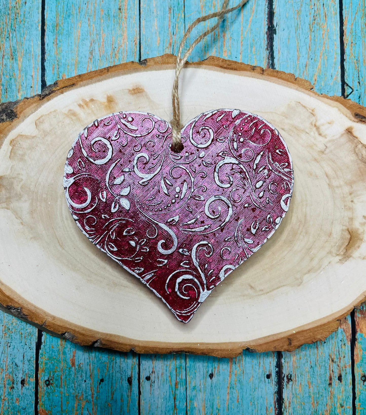 Leather Tooled Heart Mold for Freshies, Soap, Ice, Resin, etc.