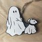 Viral Ghost Walking its Dog Mold for Freshies, Soap, Ice, Resin, etc.