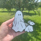 Viral Ghost Walking its Dog Mold for Freshies, Soap, Ice, Resin, etc.