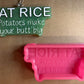 Eat Rice Mold for Freshies, Soap, Ice, Resin, etc.