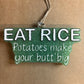 Eat Rice Mold for Freshies, Soap, Ice, Resin, etc.