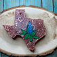 Leather Tooled Texas with Bluebonnet Mold for Freshies, Soap, Ice, Resin, etc.