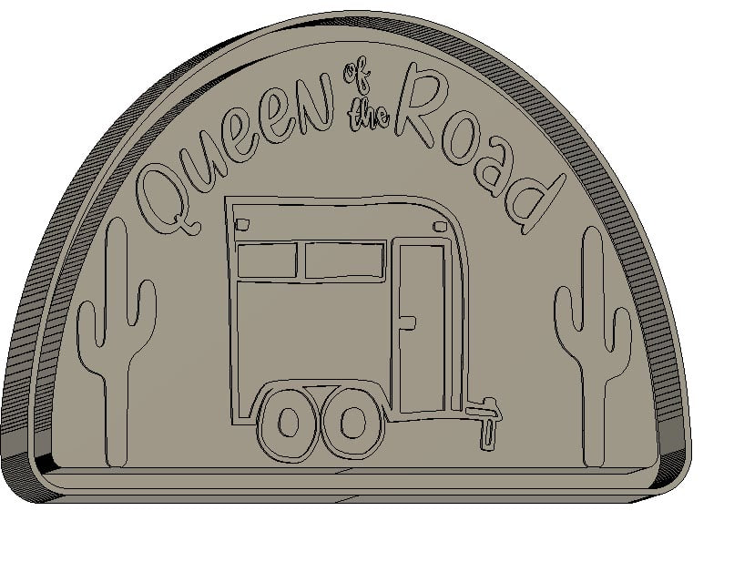 Queen of the Road Mold for Freshies, Soap, Ice, Resin, etc.