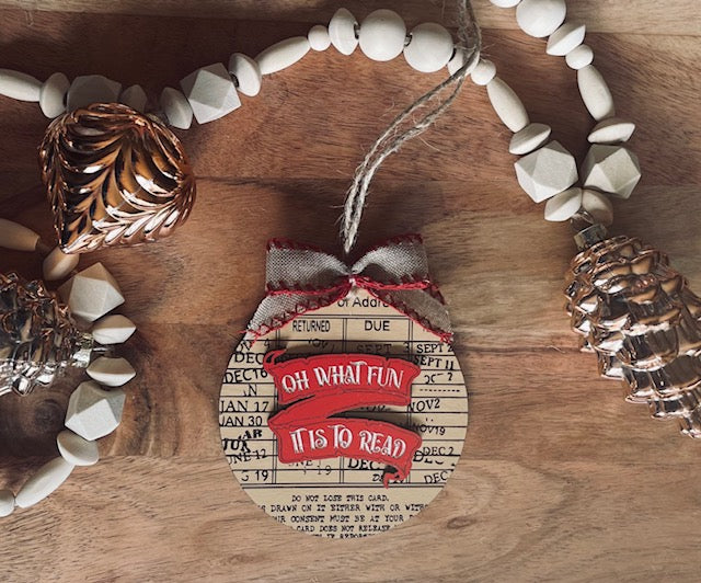 Book Lover Ornament