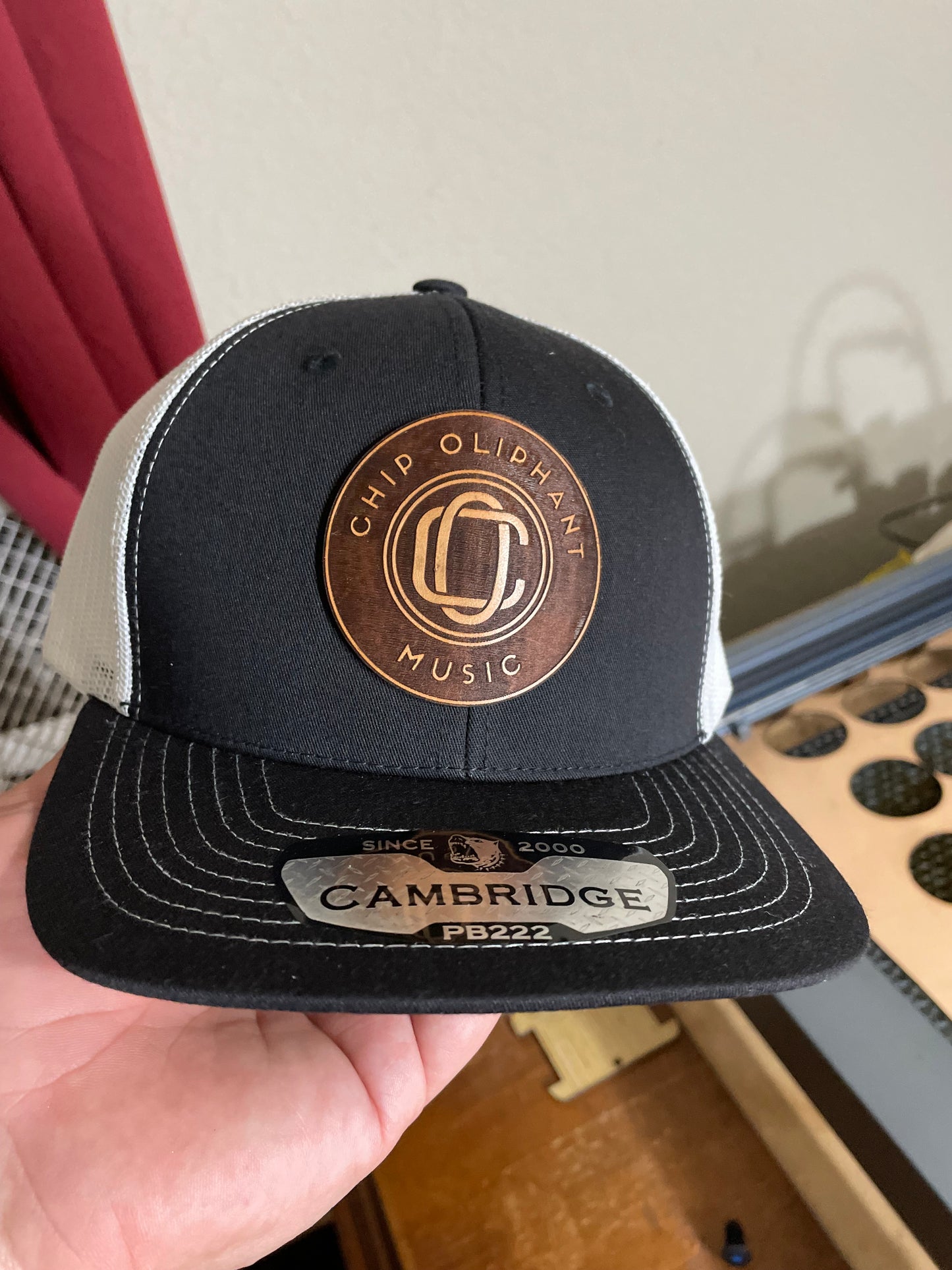 Custom Hat with Leather Patch (Individual Orders)