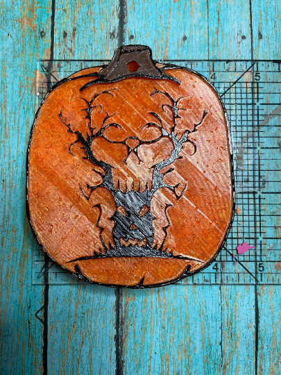 Creepy Pumpkin Mold for Freshies, Soap, Ice, Resin, etc.