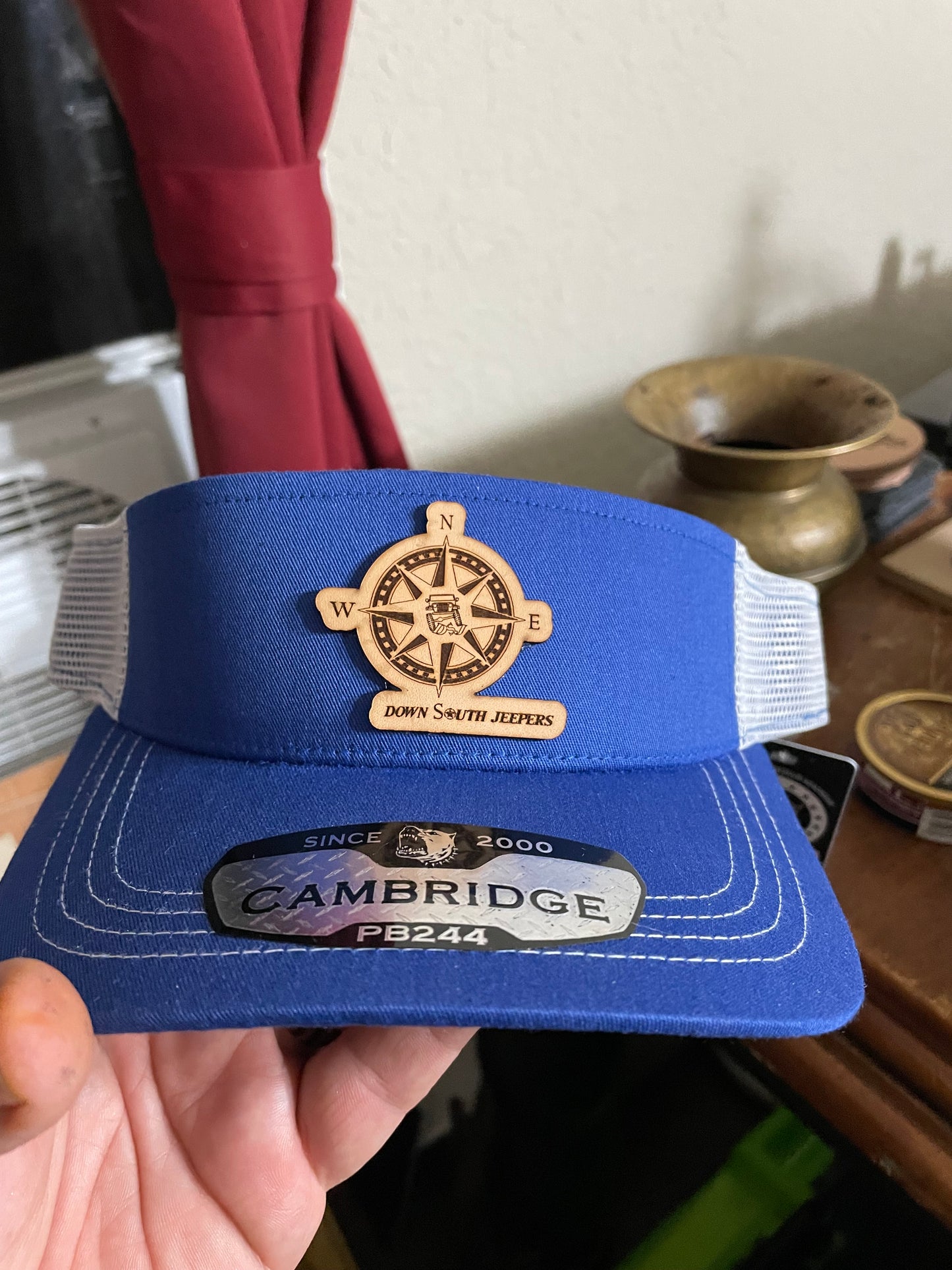 Custom Hat with Leather Patch (Individual Orders)