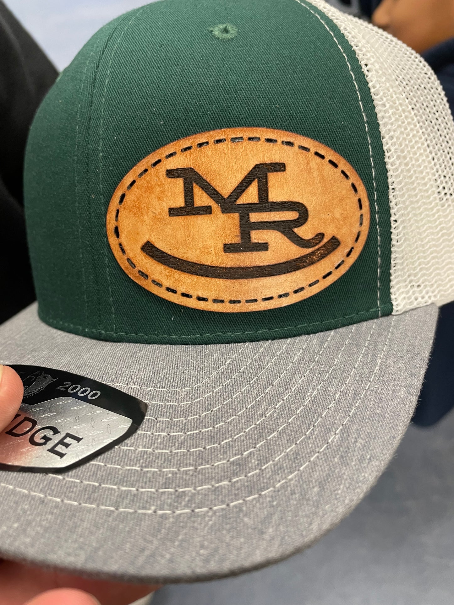 Custom Hat with Leather Patch (Individual Orders)