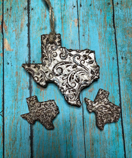 Leather Tooled Texas Mold for Vent Clip Freshies, Soap, Ice, Resin, etc.