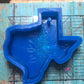 Texas with Bluebonnet Silicone Mold for Freshies, Soap, Ice, Resin, etc.