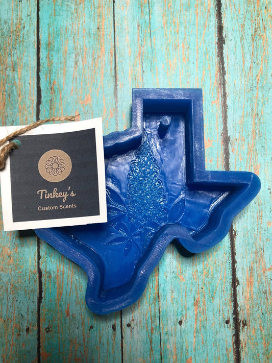 Texas with Bluebonnet Silicone Mold for Freshies, Soap, Ice, Resin, etc.