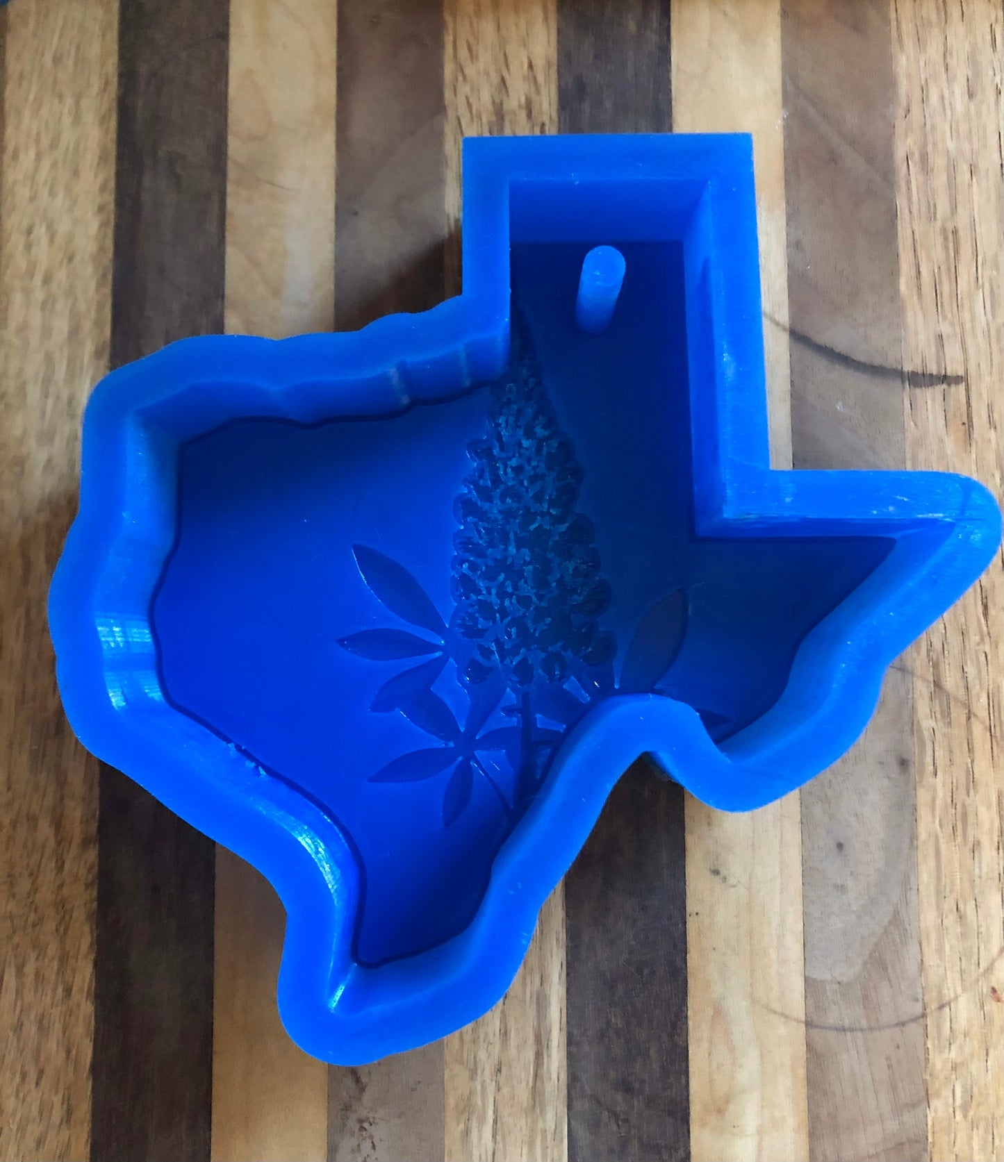 Texas with Bluebonnet Silicone Mold for Freshies, Soap, Ice, Resin, etc.