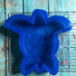 Sea Turtle with Hibiscus Silicone Mold for Freshies, Soap, Ice, Resin, etc.