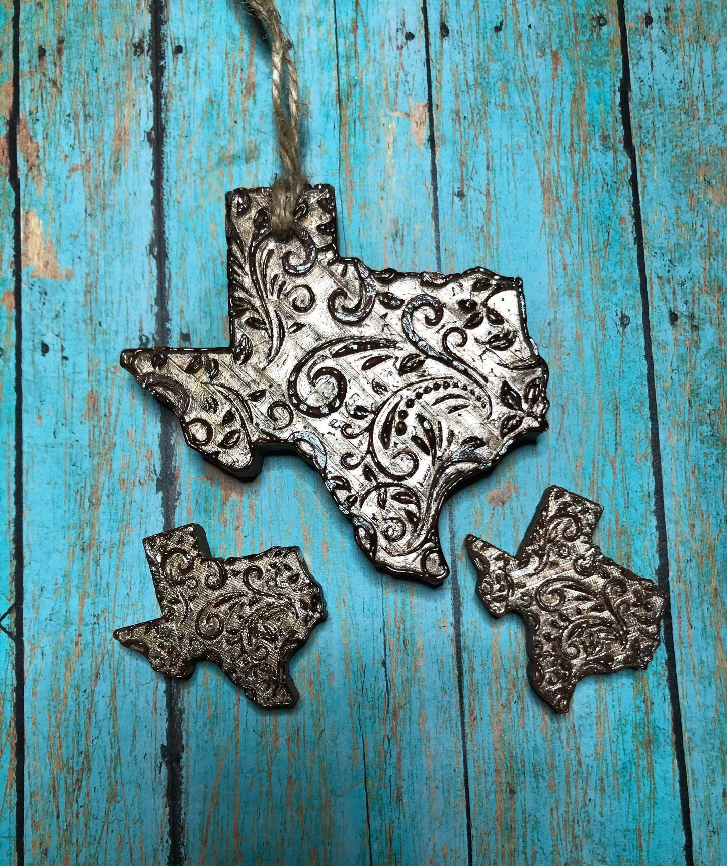 Leather Tooled Texas Mold for Freshies, Soap, Ice, Resin, etc.