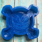 Creepy Smiley Face and Crossbones Silicone Mold for Freshies, Soap, Ice, Resin, etc.