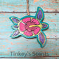 Sea Turtle with Hibiscus Silicone Mold for Freshies, Soap, Ice, Resin, etc.
