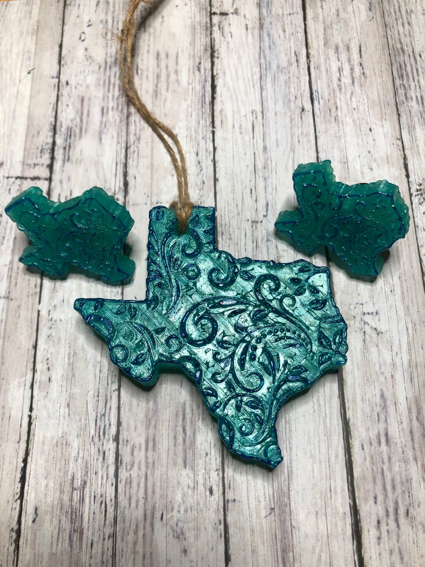 Leather Tooled Texas Mold for Freshies, Soap, Ice, Resin, etc.