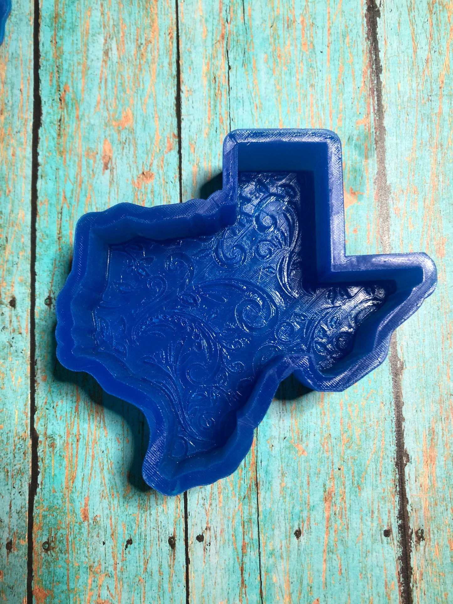 Leather Tooled Texas Mold for Freshies, Soap, Ice, Resin, etc.