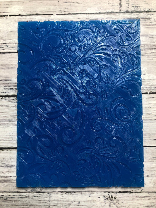 Leather Tooled Mat for Freshies and Soap 4.5”x6”