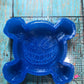 Creepy Smiley Face and Crossbones Silicone Mold for Freshies, Soap, Ice, Resin, etc.