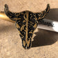 Leather Tooled Bull Skull Mold for Vent Clip Freshies, Soap, Ice, Resin, etc.