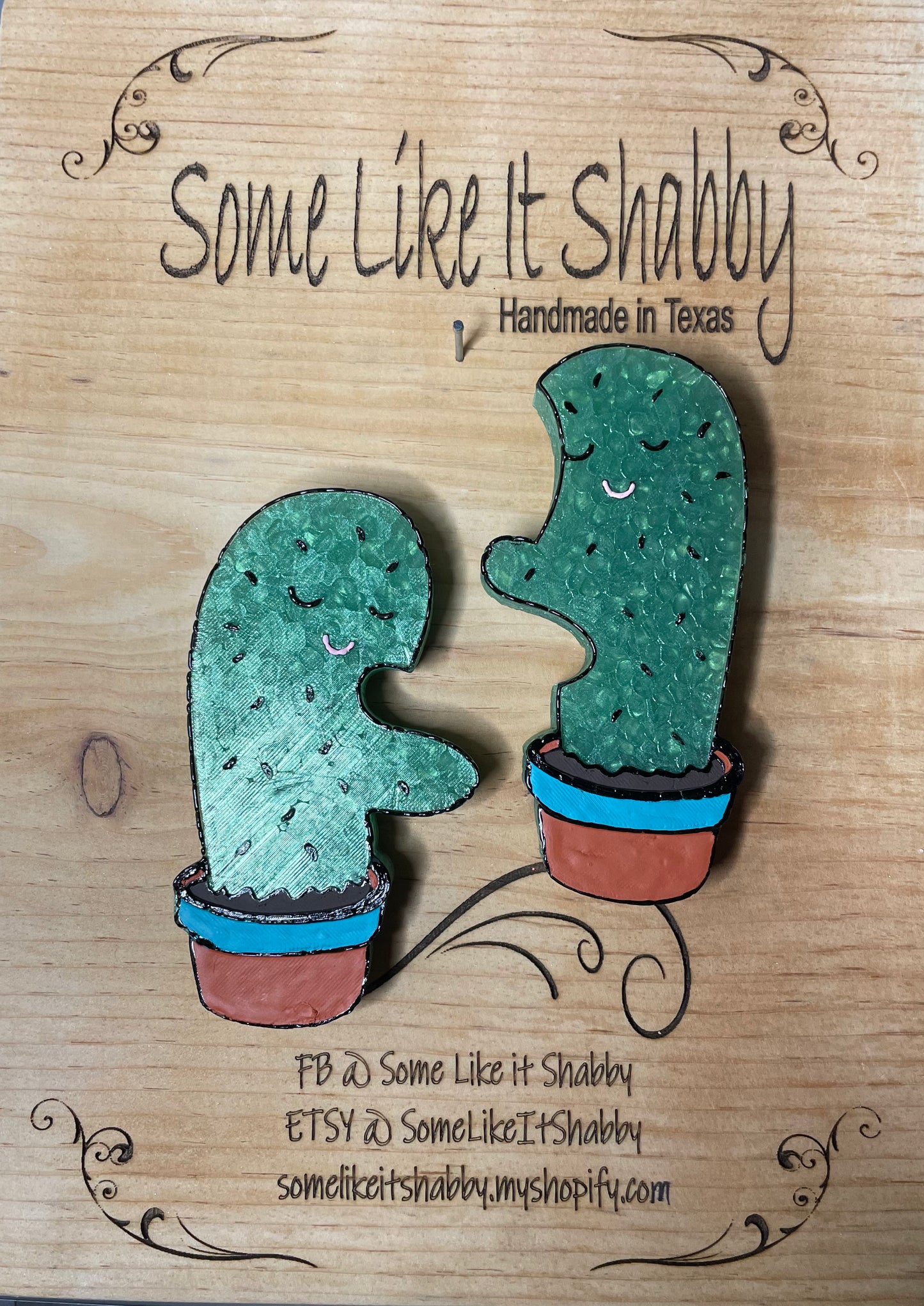 Cactus Love 2 Part Mold for Freshies, Soap, Ice, Resin, etc.